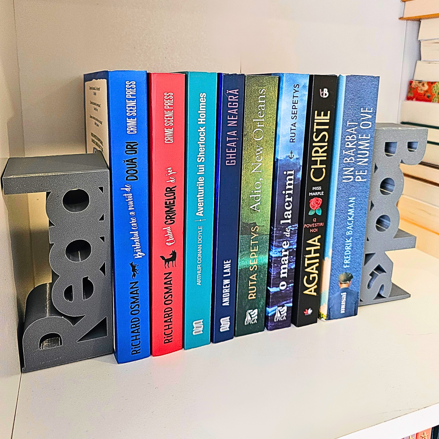 Suport Cărți Decorativ „Read Books”