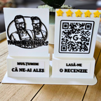 Stand Recenzii Google Personalizat cu Logo – QR Code Business