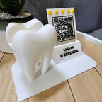 Stand Recenzii Google cu Element Grafic Personalizat – QR Code Business