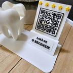 Stand Recenzii Google cu Element Grafic Personalizat – QR Code Business