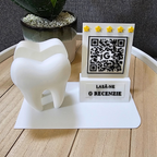Stand Recenzii Google cu Element Grafic Personalizat – QR Code Business