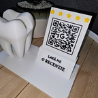 Stand Recenzii Google cu Element Grafic Personalizat – QR Code Business