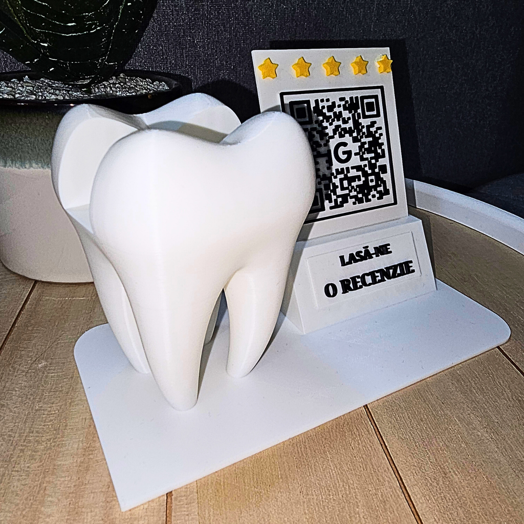 Stand Recenzii Google cu Element Grafic Personalizat – QR Code Business