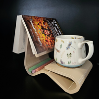 Suport Multifuncțional pentru Carte cu Suport Cafea și Ochelari
