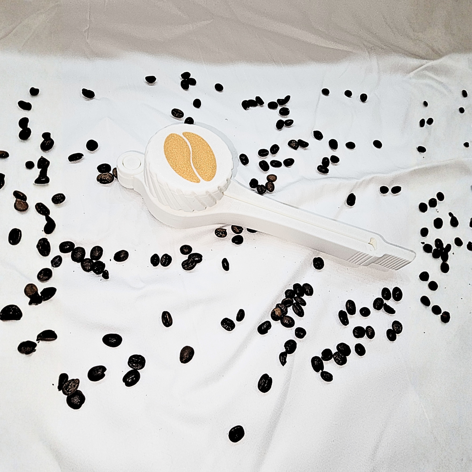 Clips etanș pentru pungi de cafea boabe cu capac dozator, Reutilizabil