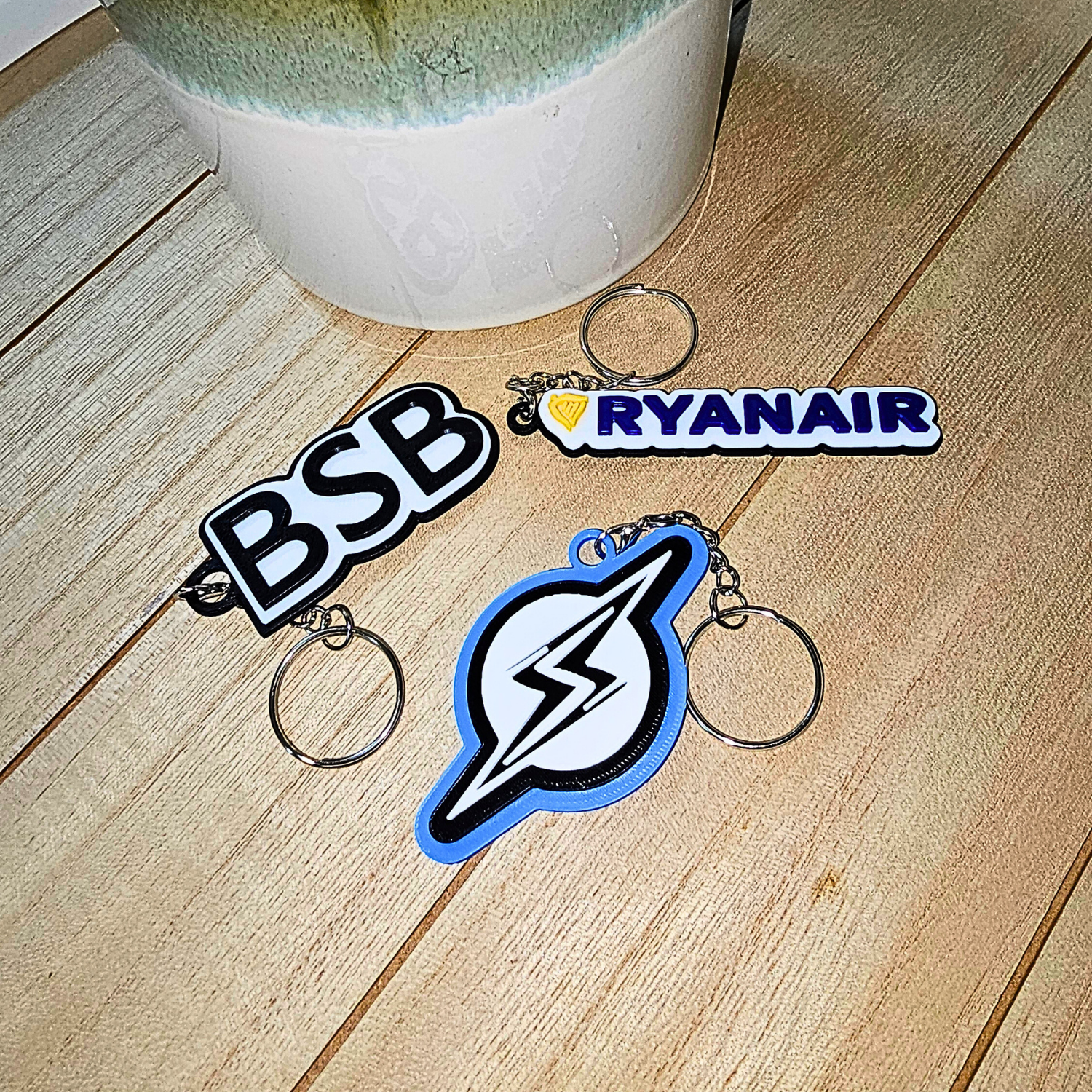 Breloc Personalizat Logo pentru Afacere - Breloc Business 3D