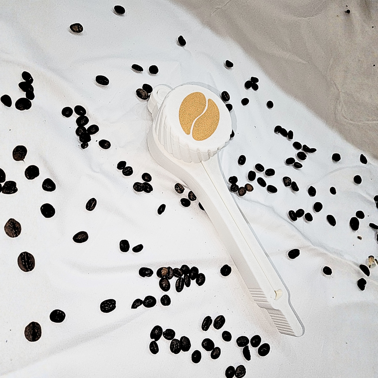 Clips etanș pentru pungi de cafea boabe cu capac dozator, Reutilizabil